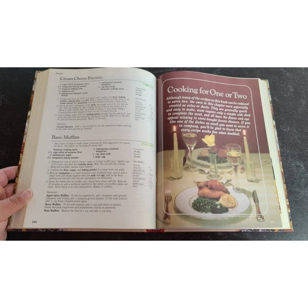 Vintage Readers Digest Cookbook: Great Recipes for Good Health, 1988